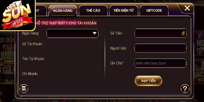 Hướng Dẫn Kiểm Tra Trạng Thái Nạp Tiền Sunwin Chính Xác 2 Các cách nạp tiền được nhiều người sử dụng hiện nay