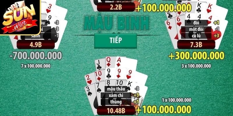 Mậu Binh chiến thuật sắp xếp đỉnh cao